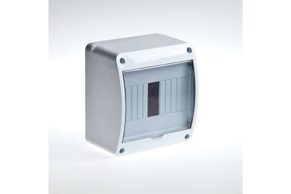 Бокс ОП Тусо 6мод. IP40 бел./прозр. двер. Рувинил 68306