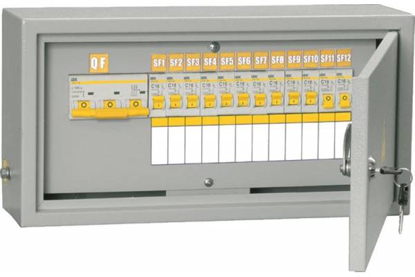 Щит ОЩВ-3-63-12-0 (ВВ63А 12х16А) IP31 IEK MSM10-3N-12-31