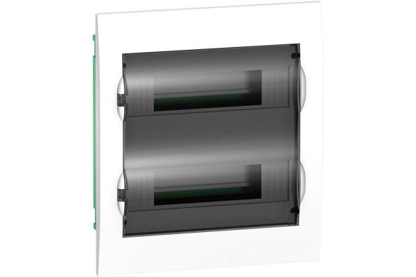 Бокс СП EASY9 встраив. с прозр. дверью 2ряда 24мод. SchE EZ9E212S2FRU