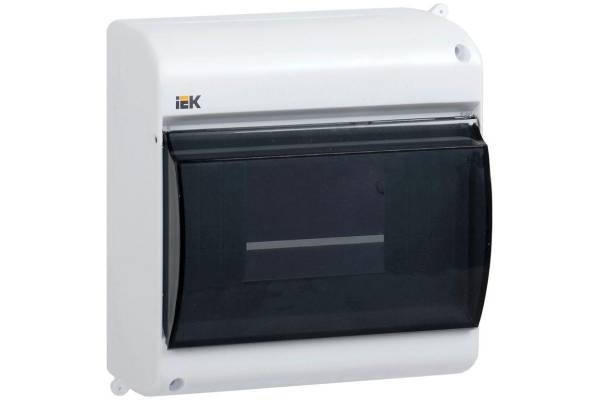 Бокс ОП КМПн 2/6 для 6 авт. выкл. прозр. крышка IP30 IEK MKP42-N-06-30-09