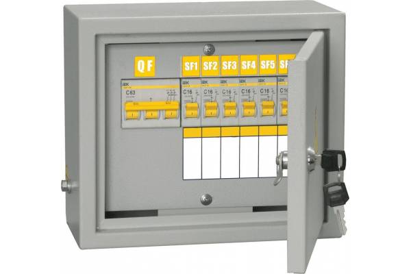 Щит ОЩВ-6/ОЩВ-3-63-6-0 (ВВ63А 6х16А) IP31 IEK MSM10-3N-06-31