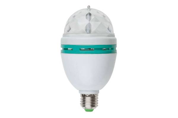 Светильник-проектор светодиод. ULI-Q301 03W/RGB/E27 WHITE VOLPE 09839