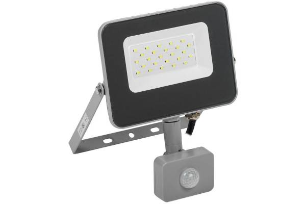 Прожектор светодиодный СДО 07-20Д 20Вт 6500К IP44 с датчиком движ. сер. IEK LPDO702-20-K03