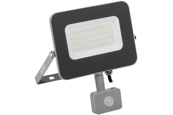 Прожектор светодиодный СДО 07-30Д 30Вт 6500К IP44 с датчиком движ. сер. IEK LPDO702-30-K03