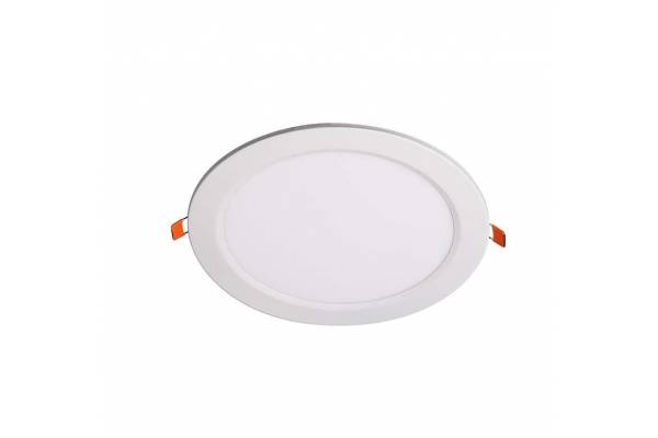 Светильник светодиодный ультратонкий встраив. PPL-R 18Вт 4000К IP40 WH d220мм круглый Jazzway 5009738A