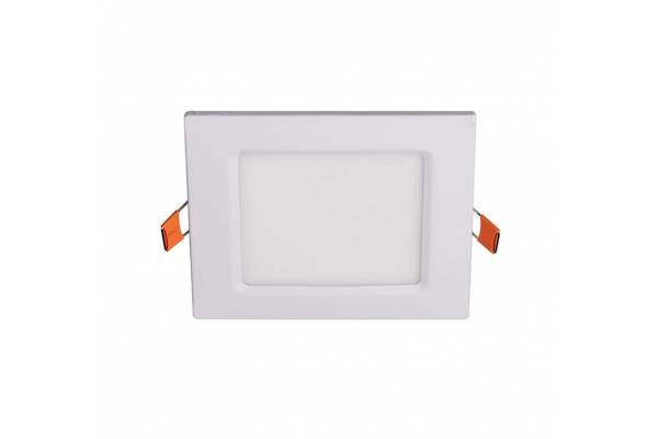 Светильник светодиодный ультратонкий встраив. PPL-S 6Вт 6500К IP40 WH 120мм квадрат Jazzway 5008243A