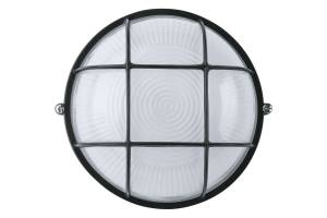 Светильник ЛОН 94 812 NBL-R2-60-E27/BL 1х60Вт E27 IP54 (аналог НПБ 1302 черн. круг с решеткой 60Вт) Navigator 94812