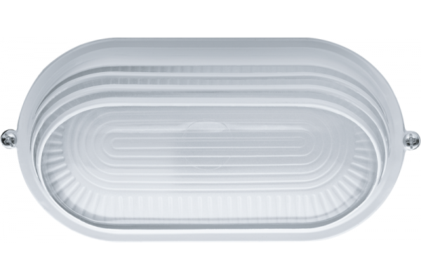 Светильник ЛОН 94 816 NBL-O3-60-E27/WH 1х60Вт E27 IP54 (аналог НПБ 1407 бел. овал ресн. 60Вт) Navigator 94816