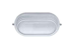 Светильник ЛОН 94 816 NBL-O3-60-E27/WH 1х60Вт E27 IP54 (аналог НПБ 1407 бел. овал ресн. 60Вт) Navigator 94816