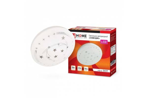 Светильник светодиодный DECO 18Вт 230В 6500К 1170лм 230мм СОЗВЕЗДИЕ IN HOME 4690612022239