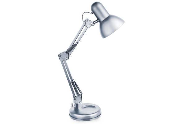 Светильник KD-313 C03 настол. 230В 60Вт E27 серебро Camelion 13641