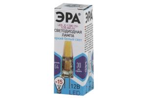Лампа светодиодная LED-JC-1.5W-12V-COB-840-G4 120лм ЭРА Б0033198