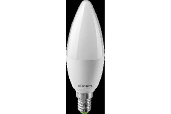Лампа 82 915 OLL-C37-10-230-4K-E14-PROMO 10Вт ОНЛАЙТ 82915