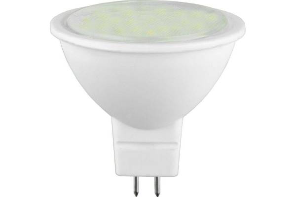 Лампа светодиодная LED3-JCDR/845/GU5.3 3Вт 4500К бел. GU5.3 235лм 220-240В Camelion 11368