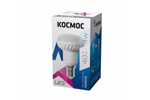 Лампа светодиодная R39 4Вт 220В E14 4500К Космос Lksm_LED4wR39E1445