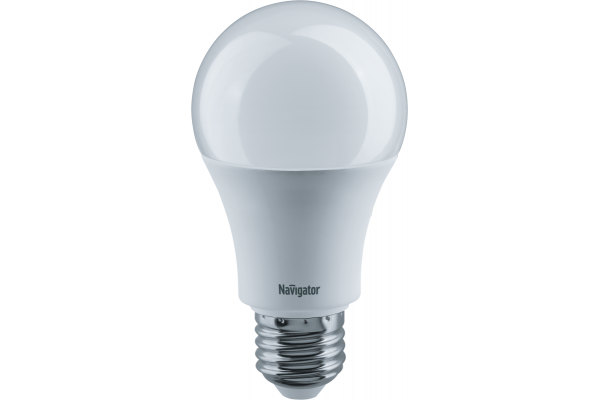 Лампа светодиодная 71 296 NLL-A60-12-230-2.7K-E27 (Standard) 12Вт грушевидная 2700К тепл. бел. E27 900лм 176-264В Navigator 71296