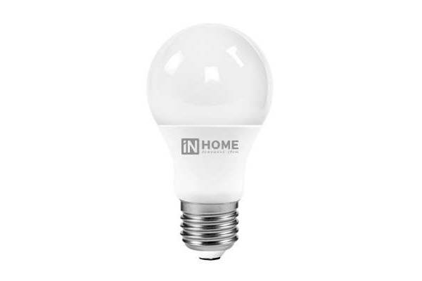 Лампа светодиодная LED-A60-VC 10Вт 230В E27 4000К 900Лм IN HOME 4690612020211