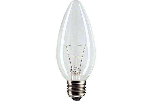 Лампа накаливания Stan 60Вт E27 230В B35 CL 1CT/10X10F Philips 921501544237