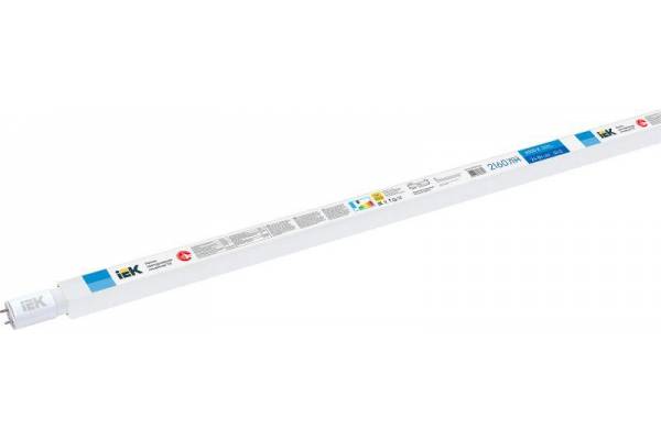 Лампа светодиодная T8 24Вт линейная 230В 6500К G13 IEK LLE-T8-24-230-65-G13