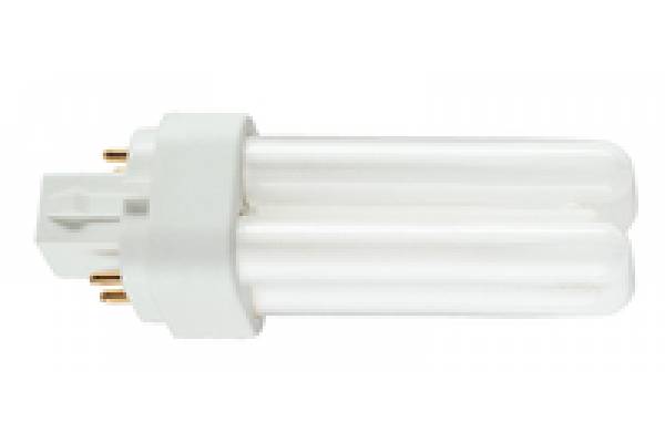 Лампа люминесцентная компакт. DULUX D/E 18W/830 G24q-2 OSRAM 4050300327211