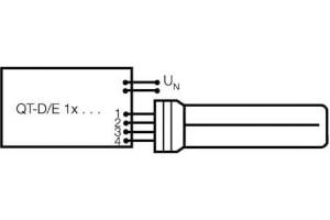 Лампа люминесцентная компакт. DULUX D/E 18W/830 G24q-2 OSRAM 4050300327211
