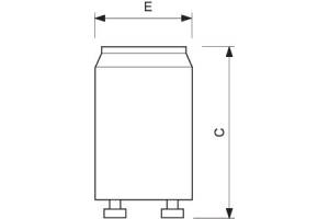 Стартер S10 4-65W SIN 220-240В EUR/12X25 Philips 928392220230 / 871150069769133