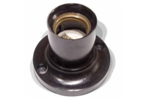 Патрон потолочный E27 ГОСТ карболит. черн. БЕЛ. ЦЕРКОВЬ E27 ФпП-01