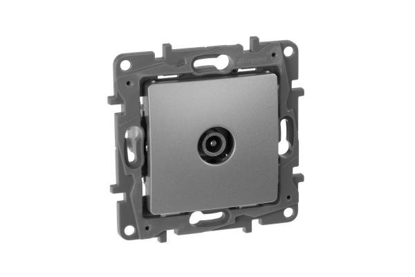 Механизм розетки TV СП Etika оконечная 5дБ 5-862 мГц алюм. Leg 672465