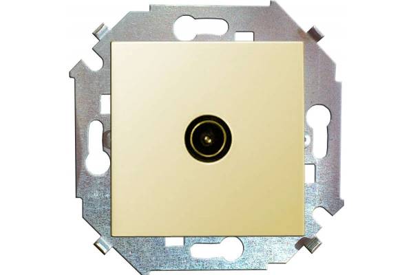 Механизм розетки TV СП Simon15 одиночная сл. кость Simon 1591475-031