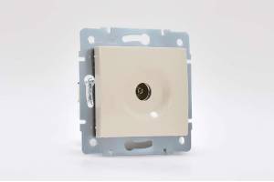 Механизм розетки TV СП KARINA оконечная крем LEZARD 707-0388-130