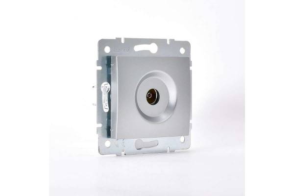 Механизм розетки TV СП KARINA оконечная серебро мат. LEZARD 707-4388-130