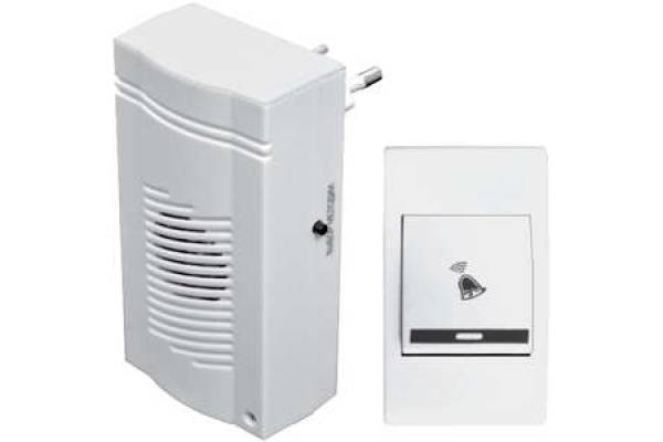 Звонок беспроводной Комфорт 32 мел. 100м блок звонка вставляется в электрич. розетку 220В Тритон КМ-01С