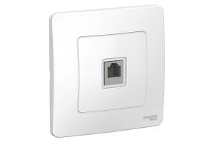 Розетка телефонная 1-м СП BLANCA RJ11 бел. SchE BLNIS011001