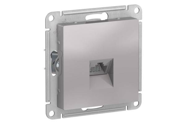 Механизм розетки компьютерной AtlasDesign RJ45 алюм. SchE ATN000383