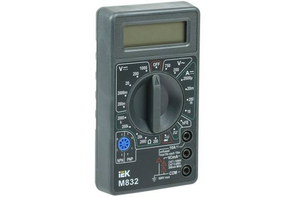 Мультиметр цифровой Universal M832 IEK TMD-2S-832
