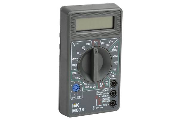 Мультиметр цифровой Universal M838 IEK TMD-2S-838