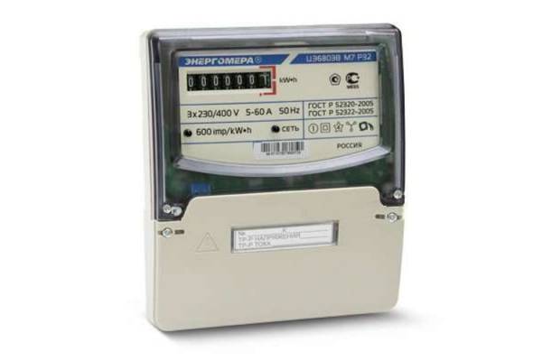 Счетчик ЦЭ-6803В 1 3ф 10-100А 230В 1 класс точн. 1 тариф. 4пр М7P32 щиток или DIN-рейка Энергомера 101003001011076