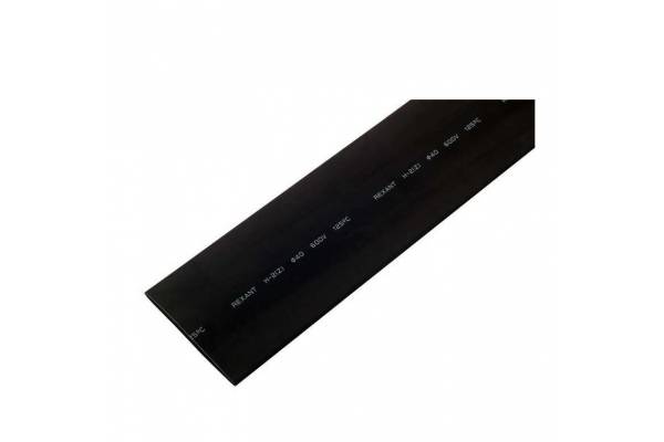 Трубка термоусадочная 40.0/20.0 1м черн. Rexant 24-0007