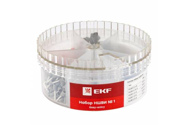 Набор НШВИ №1 (0.5-2.5кв.мм) PROxima EKF nabor-nshvi-1