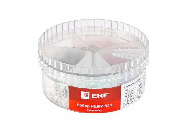 Набор НШВИ №3 (0.25-1кв.мм) PROxima EKF nabor-nshvi-3