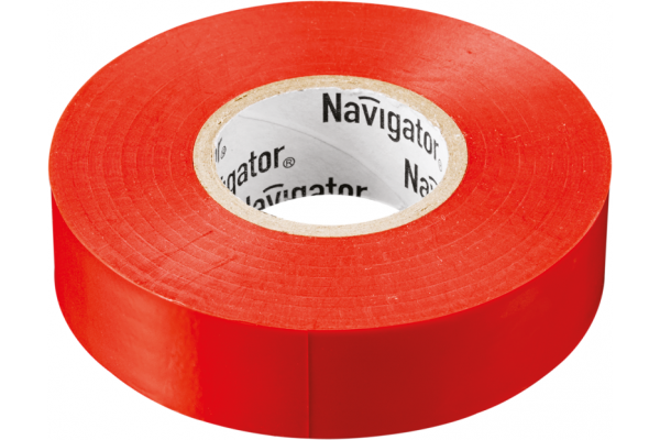 Изолента ПВХ 19мм (рул.20м) красн. NIT-A19-20/R Navigator 71111