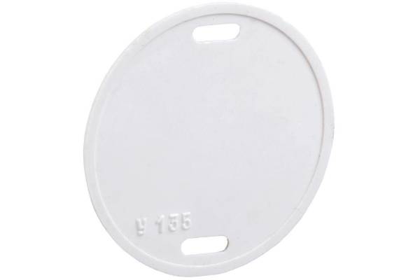 Бирка кабельная маркировочная У-135 55мм (круг) IEK UZMA-BIK-Y135-R