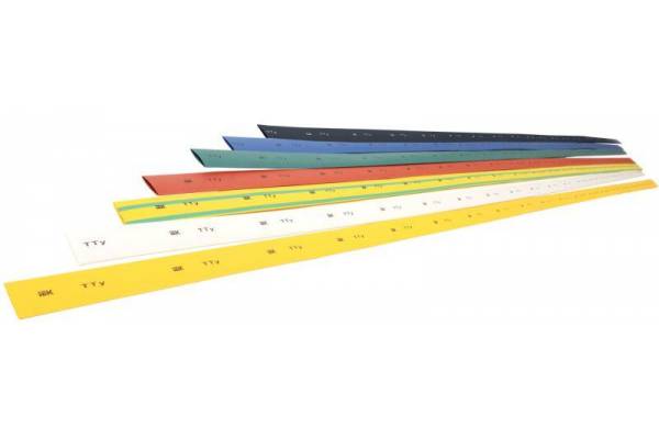 Трубка термоусадочная ТТУ 25/12.5 желт./зел. 1м IEK UDRS-D25-1-K52