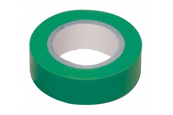 Изолента ПВХ 15мм (рул.20м) OIT-B15-20/G зел. ОНЛАЙТ 71680