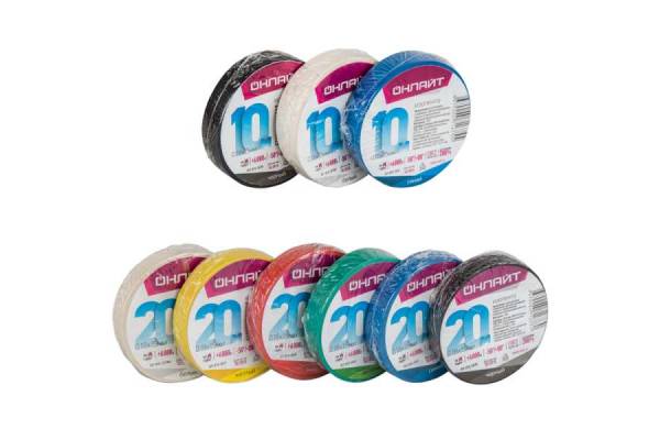 Изолента ПВХ 15мм (рул.20м) OIT-B15-20/B син. ОНЛАЙТ 71681