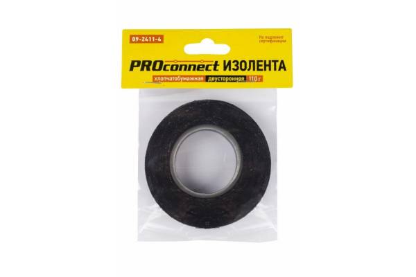Изолента х/б 18мм двусторонняя (рул.16.4м) Proconnect 09-2411-4