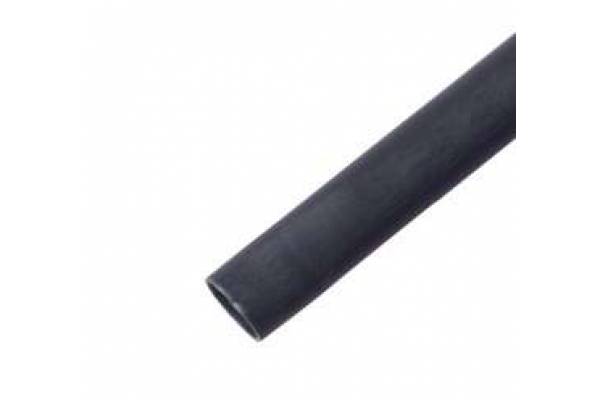 Трубка термоусадочная 6.0/2.0 1м с клеев. подсл. черн. Rexant 20-6008