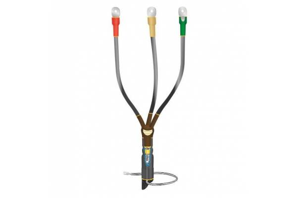 Муфта кабельная концевая внутр. установки 10кВ КВТпН 3х(35-50мм) с болт. наконечн. Нева-Транс Комплект 22020054