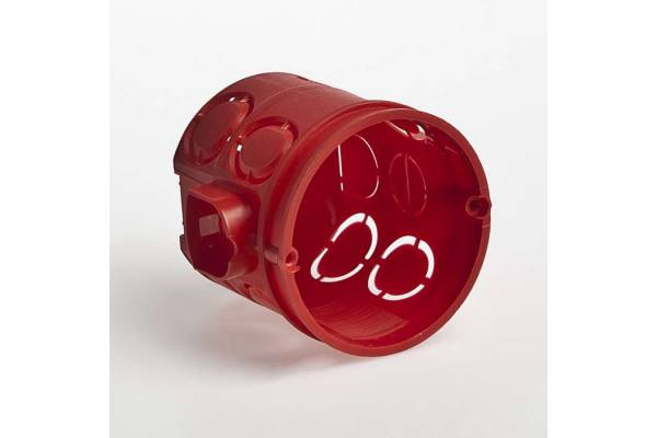 Коробка установочная СП 60х62 блочная углубл. IP30 красн. Ruvinil 10190