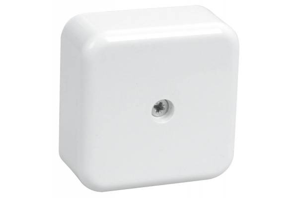 Коробка распаячная ОП 50х50х20 IP20 КМ41206-01 (4 клем. 3кв.мм) бел. IEK UKO10-050-050-020-K01